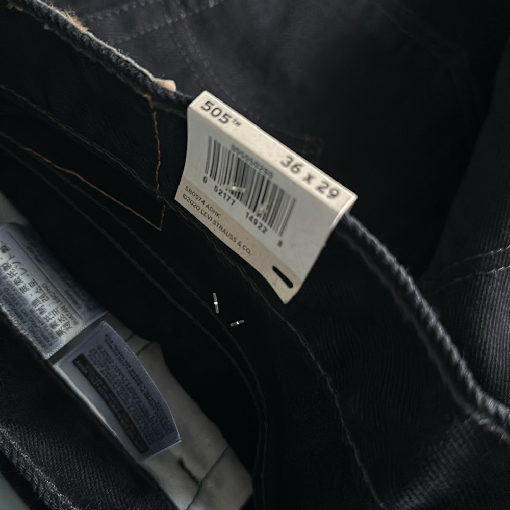 Levi’s men’s 505 Regular - Picture 4 of 4